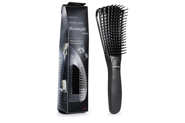 Detangling Flexible Hair Brush for Curly & Textured Hair – Wet & Dry Detangler