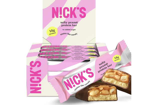 NICK’S Salty Peanut Protein Bars 12 x 50g