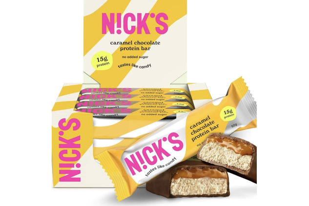 NICK’S Caramel Chocolate Protein Bars 12 x 50g