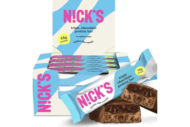 NICK’S Triple Chocolate Protein Bars 12 x 50g