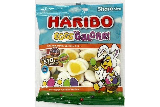 Haribo Eggs Galore Sweets Share Bags 12 x 160g