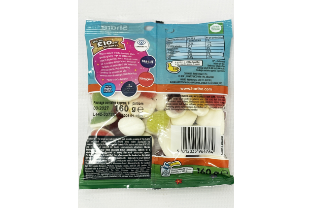 Haribo Eggs Galore Sweets Share Bags 12 x 160g