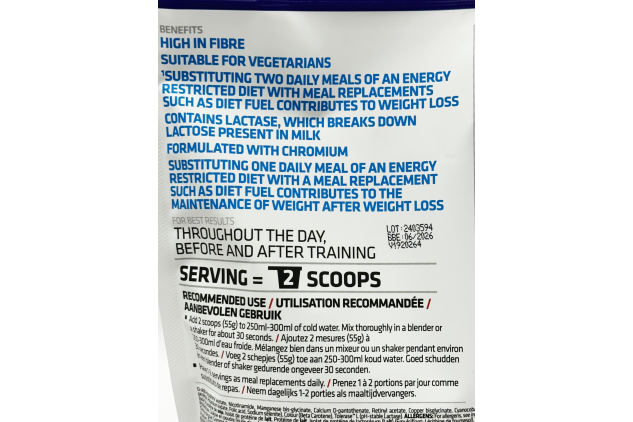 USN Diet Fuel Ultralean Vanilla Meal Replacement Shake 770g