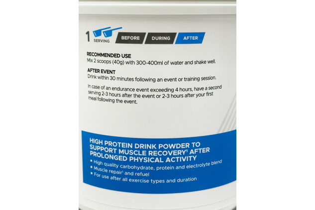USN Pro Recover Strawberry Milk Recovery Drink Powder 400g