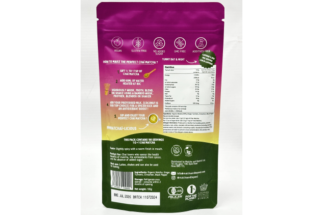 Matcha & Beyond Chai Matcha Powder 100g