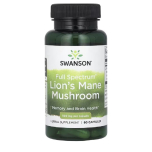 Swanson Full Spectrum Lion's Mane Mushroom 500mg 60 Capsules