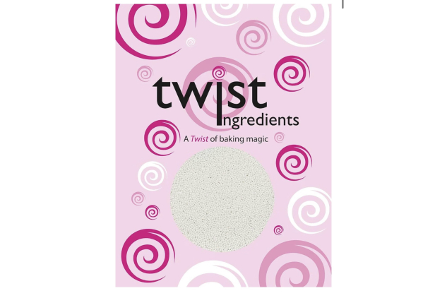 Twist Ingredients Pearls 2mm White Cake Topper Sprinkles 800g