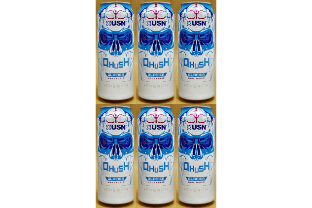 USN Qhush Glacier Energy 6 x 500ml