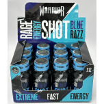 Warrior Rage Energy Shot Blue Razz 12 x 60ml