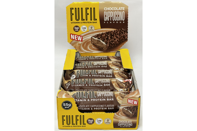 Fulfil Chocolate Cappuccino Vitamin & Protein Bars 15 x 55g