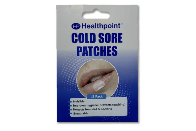 Healthpoint Cold Sore Patches 15 Invisible Treatment Patches, Discreet Healing