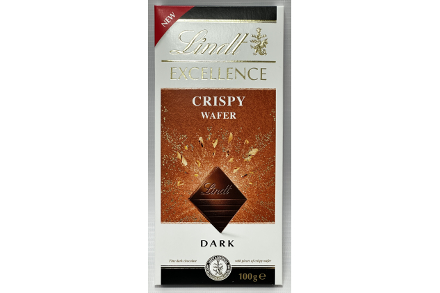 Lindt Excellence Crispy Wafer Dark Chocolate Bars 20 x 100g