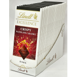 Lindt Excellence Crispy Wafer & Caramel Dark Chocolate Bars 20 x 100g