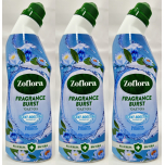 Zoflora Fragrance Burst Toilet Gel Blue Lotus & Water Lily 3 x 750ml