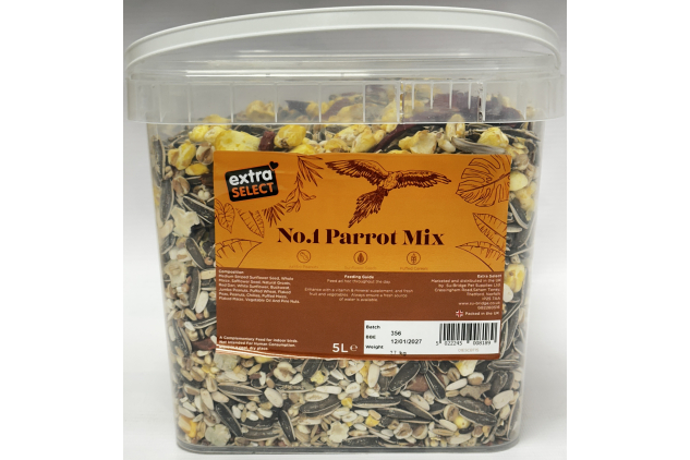 Extra Select No.1 Parrot Mix Bird Food 5L