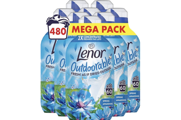 Lenor Outdoorable Spring Awakening Fabric Conditioner 8 x 60 Washes