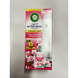 Air Wick Cherry Blossom & Raspberry Aerosol-Free Automatic Spray Kit Air Freshener Imperfect Box