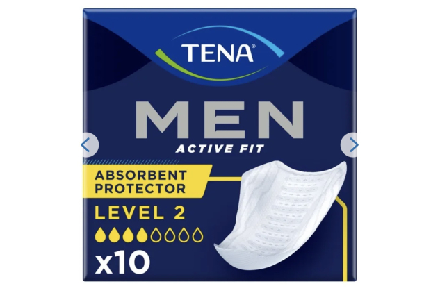 Tena Men Active Fit Absorbent Protector 10 Pack Level 2