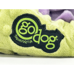 goDog Dragon Plush Dog Toy Green with Chew Guard Technology