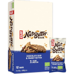 CLIF Nut Butter Chocolate Chip Peanut Butter Bars 12 x 50g
