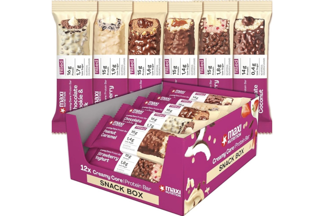 MaxiNutrition Creamy Core Variety Protein Bars 12 x 45g