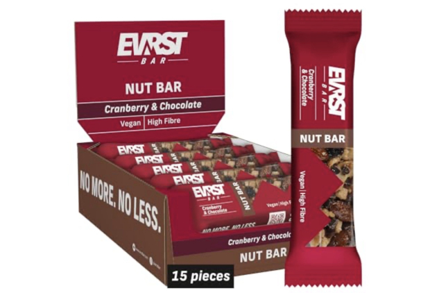 EVRST Cranberry & Chocolate Nut Bars 15 x 35g