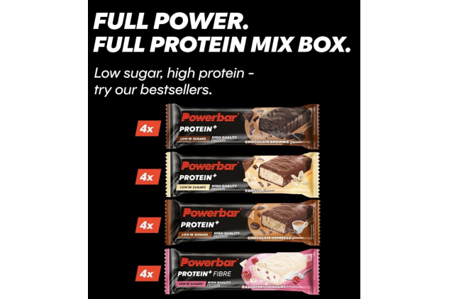Powerbar Protein Plus Low Sugar Mix Box 16 x 35g