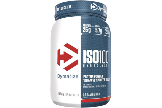 Dymatize ISO100 Strawberry Whey Protein 932g