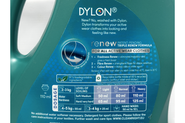 Dylon Sport Detergent Renew 60 Washes