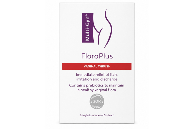 Multi-Gyn FloraPlus Treats Symptoms of Thrush, Burning itching and Irritation 5 Single dose Tubes