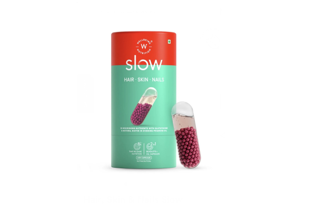 Wellbeing Nutrition Slow Hair Skin Nails Supplement 60 Capsules