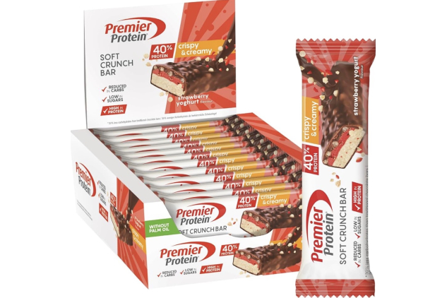 Premier Protein Soft Crunch Strawberry Yoghurt 12 x 40g