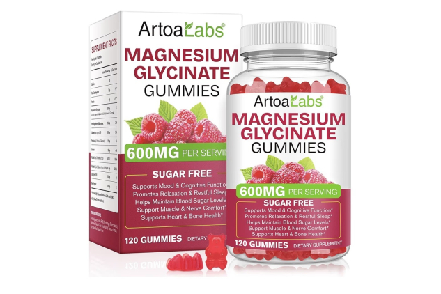 Magnesium Glycinate Gummies 120 Count Magnesium Complex Gummies 600mg