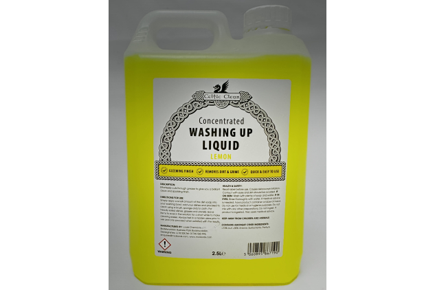 Celtic Clean Lemon Washing Up Liquid 2.5L