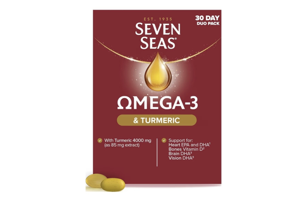 Seven Seas Omega-3 Fish Oil and Turmeric 30 Capsules