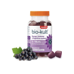 Bio-Kult 3in1 Gut Health Gummies 2B CFU + Multivitamins Blackcurrant Ages 13+ 30 Probiotic Gummies