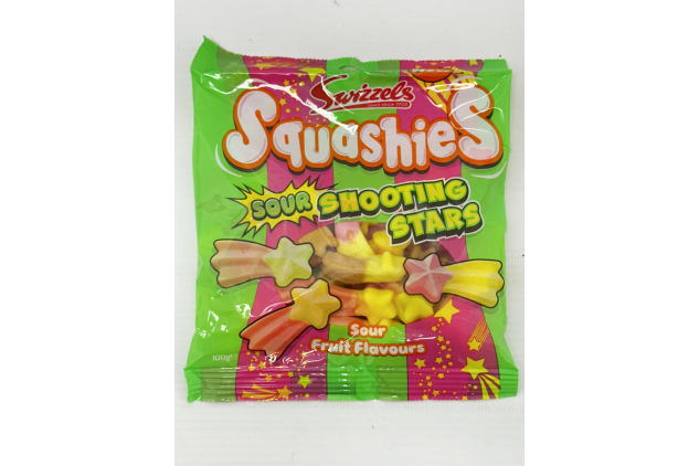 Swizzels Squashies Sour Shooting Stars 100g