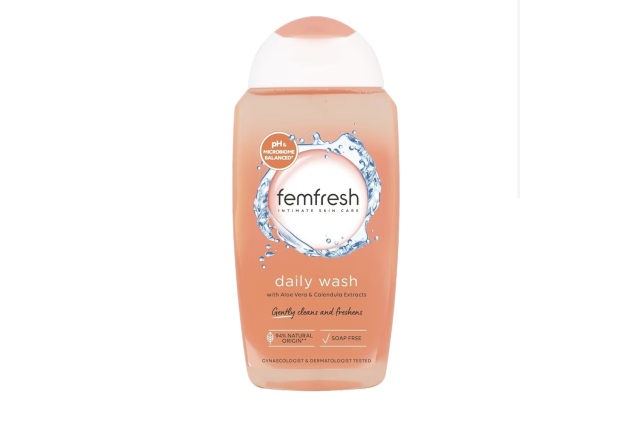 Femfresh Daily Intimate Wash Feminine Hygiene Shower & Bath Gel Cleanser 250ml Imperfect Bottle