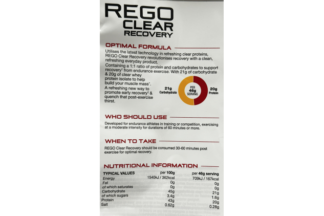 SiS REGO Clear Recovery Raspberry Cranberry 460g