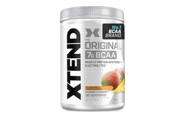 XTEND Original BCAA Powder Mango Madness 30 Servings 7g BCAAs Per Serving