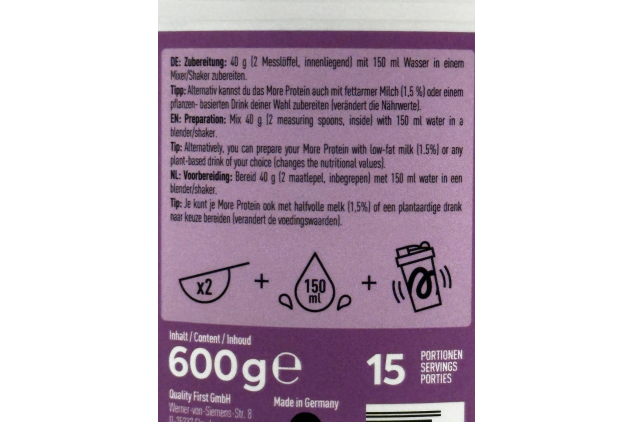 More Protein Coconut Milk Flavour Powder 600g