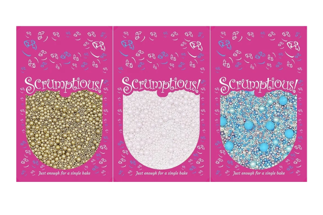 Pearls Mix Favourites Edible Cake Topper Sprinkles Cupcake Decorations Bundle 3 X 30g