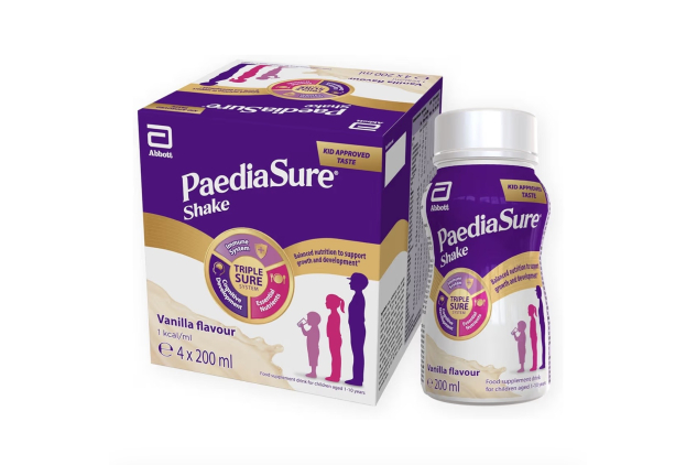 PaediaSure Shake Ready-To-Drink Bottles 4 x 200ml Vanilla Flavour