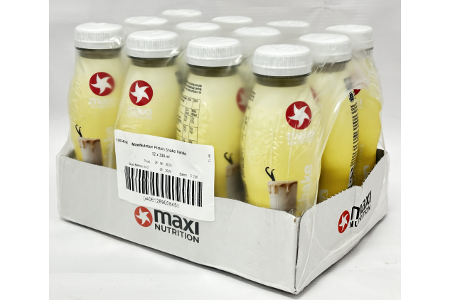 MaxiNutrition MaxShake Vanilla Protein Shake 12 x 330ml