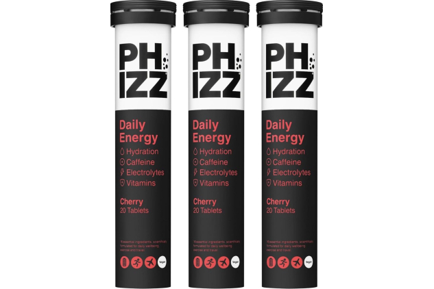 Phizz Daily Energy Cherry Tablets 60 Pack