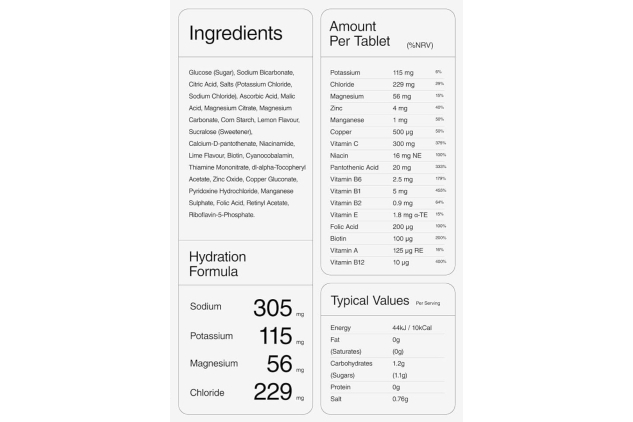 Phizz Daily 3-in-1 Lemon Tablets 60 Pack