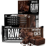 Warrior RAW Chocolate Brownie Protein Bars 24 x 75g