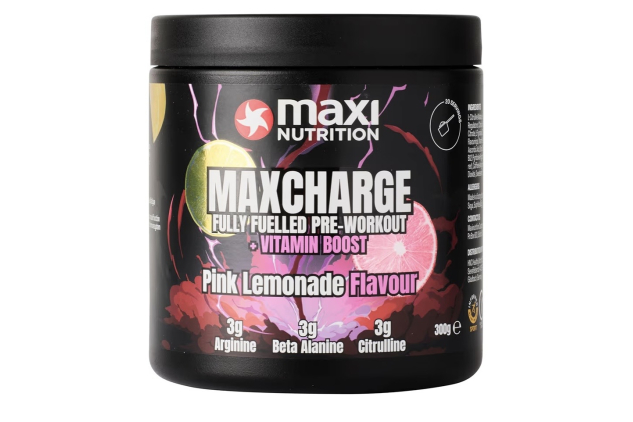 MaxiNutrition Pre Workout + Vitamin Boost Pink Lemonade Flavour 300g