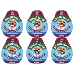 Robinsons Mini Apple & Blackcurrant Squash 6 x 66ml