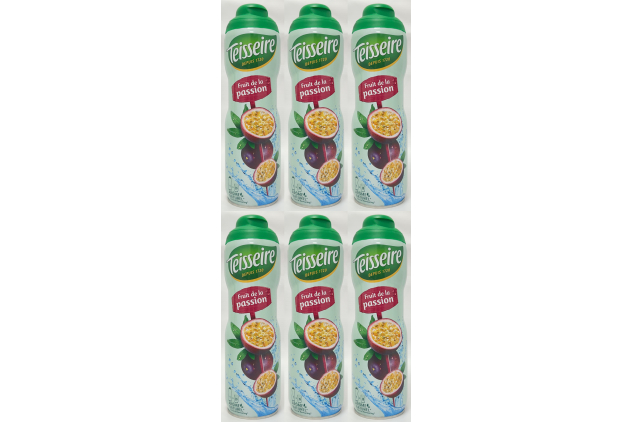 Teisseire Passion Fruit Syrup 6 x 600ml